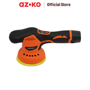 [EZO.0802413] AZKO Maximus Mesin Poles Cordless 5 inci Dengan 2 Baterai Polishing Machine Alat Poles Permukaan Benda Kerja Elektrik Perkakas Otomotif
