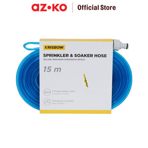 [EZO.0802419] AZKO Krisbow 15 mtr Selang Taman & Irigasi 1Way Garden Hose Selang Air Serbaguna Perlengkapan Taman Water Hose Outdoor
