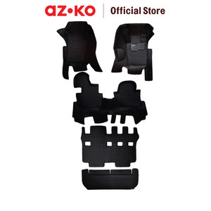 [EZO.0802430] AZKO Otto Klase Set Karpet Mobil Pajero 2016-2024 - Hitam Car Carpet Aksesoris Alas Interior Mobil Car Cabin Mat Perlengkapan Otomotif