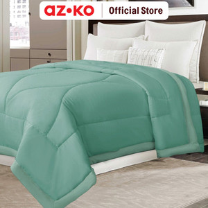 [EZO.0802434] AZKO Sleeplite 150X200 cm Selimut Microfiber Summer Solid - Hijau Jungle Blanket Motif Kain Penghangat Tubuh Aksesoris Tempat Tidur Bedroom Accessories Perlengkapan Kamar Tidur