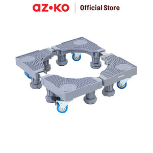 [EZO.0802436] AZKO Maxbuilt Alas Kaki Roda Universal - Abu-Abu Alas Roda Mesin Cuci Kulkas Tatakan Kaki Roda Kulkas Elektronik Serbaguna Perlengkapan Rumah Tangga