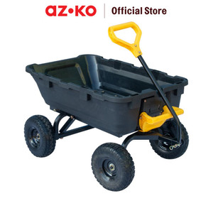[EZO.0802438] AZKO Krisbow Troli Barang 270 kg - Hitam Alat Pengangkut Barang Dengan Roda Wheels Cart Troli Kardus Box Perlengkapan Industri
