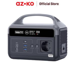 [EZO.0802440] AZKO Powerlite Power Station Baterai Portabel 300 watt Tps-Start300 Power Station Portable Battery Power Supply Darurat Perlengkapan Otomotif