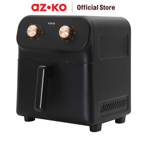 [EZO.0802450] AZKO Kris 5.8 ltr Air Fryer - Hitam Alat Masak Goreng Pembuat Makanan Penggoreng Tanpa Minyak Elektronik Dapur