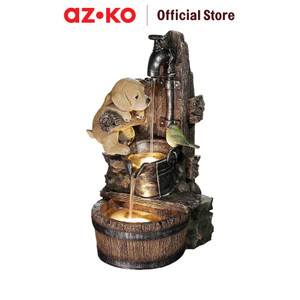 [EZO.0802451] AZKO Arthome 62 cm Dekorasi Taman Polyresin Bird & Puppy Hiasan Polyresin Taman Dekorasi Ornament Polyresin Aksesoris Penghias Taman