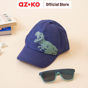 [EZO.0802454] AZKO Ataru Set Topi Baseball & Kacamata Sunglasses Anak Dino Lunch Box Food Grade Food Box Dengan Clip Kotak Bekal Makan Bpa Free Wadah Makanan