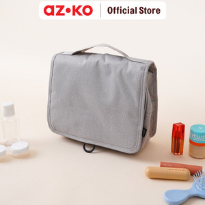 [EZO.0802455] AZKO Ataru Tas Organizer Toiletry - Abu-Abu Muda Desk Fan Penyejuk Ruangan Kipas Baling Baling