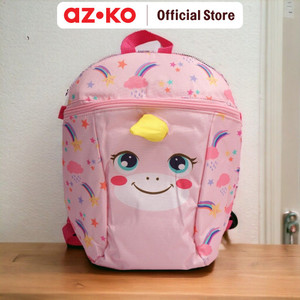 [EZO.0802459] AZKO Ataru Unicorn Tas Ransel Anak Dengan Strap - Pink Water Drinking Bottle Botol Air Bpa Free Wadah Minuman Perlengkapan Minum Drinkware