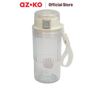 [EZO.0802460] AZKO Ataru 500 ml Botol Minum Tritan Random Food Container Kotak Makan Food Grade Serbaguna Tempat Makanan Food Storage Kitchenware