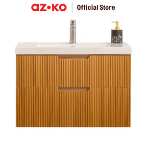 [EZO.0802493] AZKO Acroz 80 cm Barbara Set Kabinet Kamar Mandi Pvc Organizer Serbaguna Bathroom Cabinet Aksesoris Kamar Mandi Kompartemen Penyimpanan Alat Mandi