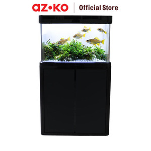 [EZO.0802495] AZKO Boyu 200 ltr Set Aquarium & Kabinet Eaf-800 - Hitam Tank Aquarium Aquascape Tempat Tinggal Hewan Laut Wadah Tempat Ikan Dekorasi Rumah