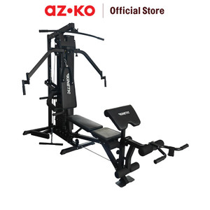 [EZO.0802496] AZKO Kinetic Multi Gym 90 kg Hrgym25 6Col Alat Gym Aksesori Olahraga Sport Tools Exercise Machine Fitness Tools