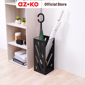 [EZO.0802512] AZKO Stora 20X19X47 cm Tempat Payung - Hitam Umbrella Stand Stand Payung Wadah Penyimpanan Payung Perlengkapan Rumah Tangga