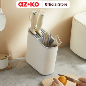 [EZO.0802520] AZKO Stora Blok Penyimpanan Pisau Knife Block Balok Penyimpanan Pisau Holder Piso Perlengkapan Masak Peralatan Dapur