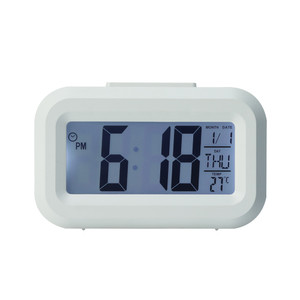 [EZO.0802528] AZKO Arthome Jam Meja Lcd Digital Booster Nsn2 Desk Clock Jam Digital Aesthetic Dekorasi Meja Hiasan Rumah Tempat Komersial - Hitam