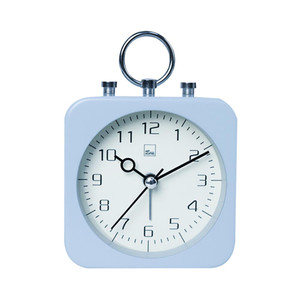 [EZO.0802531] AZKO Arthome 8.5 cm Jam Weker Ring Ns8149 Alarm Clock Waker Clock Jam Alarm Analog Dekorasi Kamar Tidur - Biru