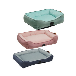 [EZO.0802534] AZKO Paws N Tail Tempat Tidur Hewan Corduroy 1 Pet Bed Kasur Hewan Peliharaan Alas Tidur Anjing Kucing Pet Accessories - Biru