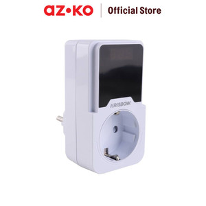 [EZO.0802547] AZKO Krisbow Voltage Protector Digital 150V-280V - Putih Pelindung Arus Voltase Alat Pelindung Arus Listrik Peralatan Tukang Industri Perlengkapan Rumah Tangga
