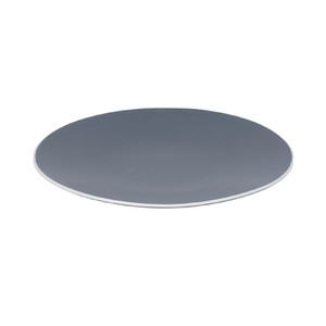 [EZO.0802583] AZKO Delicia 26 cm Matte Piring Makan Dinner Plate Wadah Hidangan Food Grade Piring Keramik Serbaguna Peralatan Makan Perlengkapan Dapur - Abu-abu