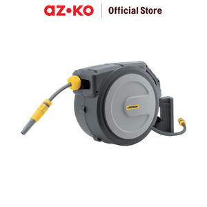 [EZO.0802613] AZKO Krisbow 25 mtr Selang Air Autorewind 1/2 inci Garden Hose Reel Auto Rewind Selang Air Serbaguna Perlengkapan Taman Water Hose Outdoor