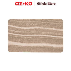 [EZO.0802621] AZKO Forhom 60X39 cm Keset Kamar Mandi Diatomite Hard Printed Sandy Bathmat Motif Kain Lap Kaki Toilet Bathroom Door Mat Alas Lantai