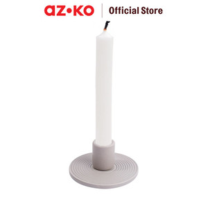 [EZO.0802664] AZKO Arthome 11X11X5 cm Tempat Lilin - Abu-Abu Candle Holder Deco Wadah Lilin Dekoratif Pajangan Dekorasi Meja Aesthetic