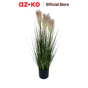 [EZO.0802682] AZKO Arthome 90 cm Tanaman Artifisial Onion Grass Dengan Reed & Pot Tumbuhan Tanaman Buatan Dekorasi Plant Sintetis Pajangan Rumah Serbaguna Hiasan Properti Foto