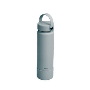 [EZO.0802695] AZKO Kris 65 ml Texas Botol Vacuum Flask Tumbler Termos Minuman Tempat Air Minum Panas Dingin Water Bottle Food Grade Perlengkapan Minum - Abu-abu