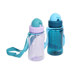[EZO.0802711] AZKO Kris Botol Minum Anak Flipstraw Dengan Tali Water Drinking Bottle Tempat Minum Anak-Anak Bpa Free Perlengkapan Minum Kids Tumbler - Ungu