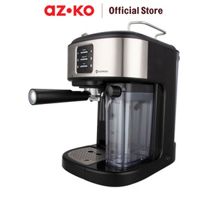 [EZO.0802735] AZKO Acepresso 1.5 ltr Espresso Maker Dengan Milk Frother Mesin Kopi Espresso Machine Alat Pembuat Minuman Kopi