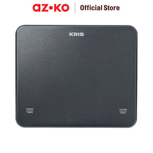 [EZO.0802743] AZKO Kris Timbangan Dapur Rechargeable Ck2153 - Hitam Kitchen Scale Alat Pengukur Berat Bahan Makanan Serbaguna Perlengkapan Dapur Peralatan Masak