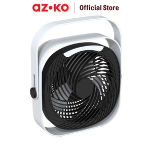 [EZO.0802758] AZKO Krisbow 6 inci Kipas Angin Emergency Dengan Lampu - Putih Portable Fan Kipas Mini Travel Serbaguna Kipas Angin Isi Ulang Penyejuk Udara