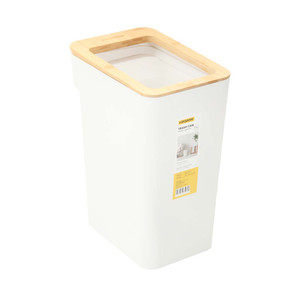 [EZO.0802763] AZKO Krisbow Tempat Sampah Dengan Bambu Ring Tong Sampah Plastik Wadah Pembuangan Alat Kebersihan Indoor Trash Bin - Hitam, 7