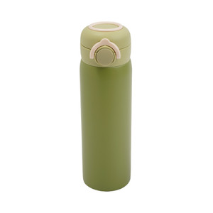 [EZO.0802765] AZKO Kris 45 ml Latte Botol Vacuum Flask Tumbler Termos Minuman Tempat Air Minum Panas Water Bottle Food Grade Perlengkapan Minum - Hijau