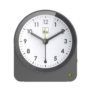 [EZO.0802793] AZKO Arthome Jam Weker 5137 Alarm Clock Waker Clock Jam Alarm Analog Dekorasi Kamar Tidur - Hitam