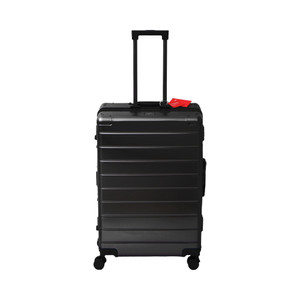 [EZO.0802801] AZKO Luggo Vulcan Koper Aluminium Tsa Lock Hardcase Luggage Koper Bagasi Dengan Tsa Tas Jalan-Jalan Travel Bag Tas Roda - Hitam, 26 inci