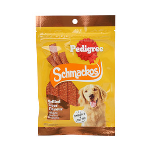 [EZO.0802803] AZKO Pedigree 7 gr Schmackos Camilan Anjing Makanan Ringan Anjing Dog Snack Kebutuhan Hewan Peliharaan - Grilled Liver