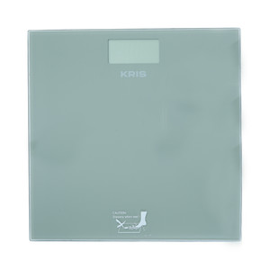 [EZO.0802811] AZKO Kris 3.2X3.2X2.2 cm Timbangan Badan Digital Personal Body Weight Scale Alat Pengukur Berat Badan Penghitung Berat Tubuh - Abu-abu