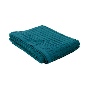 [EZO.0802822] AZKO Forhom Handuk Travel Waffle Bath Towel Cotton Anduk Badan Travel Perlengkapan Traveling - Biru