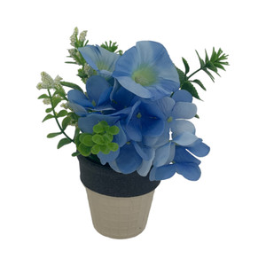[EZO.0802828] AZKO Arthome 7 cm Bunga Artifisial Mix Tumbuhan Buatan Bunga Hias Cantik Sintetis Tanaman Artificial Dekorasi Flower Pajangan Rumah Serbaguna Hiasan Properti Foto - Biru