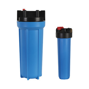 [EZO.0802835] AZKO Fosa Housing Filter Air - Biru Solid Housing Saringan Air Part Filter Air Kamar Mandi Bathroom Water Filter Peralatan Rumah Tangga - 20x4.5 inci