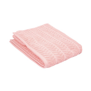 [EZO.0802836] AZKO Forhom Handuk Mandi Herringbone Bath Towel Handuk Dewasa Anduk Badan Perlengkapan Mandi - Pink