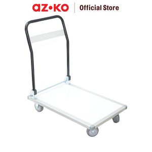 [EZO.0802842] AZKO Krisbow Troli Barang Aluminium 300 Kg Trolley Roda Foldable Trolley Troli Barang Alat Pengangkut Barang Dengan Roda Wheels Cart Troli Kardus Box Perlengkapan Industri