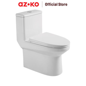 [EZO.0802845] AZKO Acroz Kloset Duduk Siphonic Monoblock A8865 Sitting Toilet Wc Duduk Perlengkapan Kamar Mandi Bathroom Tools
