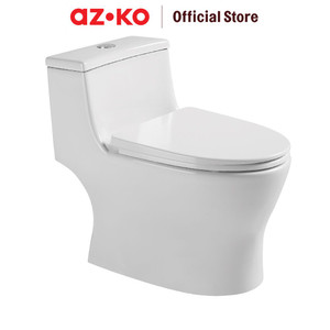 [EZO.0802846] AZKO Acroz Kloset Duduk Siphonic Monoblock A8867 Sitting Toilet Wc Duduk Perlengkapan Kamar Mandi Bathroom Tools