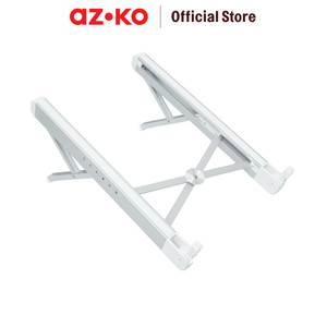 [EZO.0802856] AZKO Odi Laptop Stand Alumnium Portable - Putih Tempat Penyangga Laptop Alas Penopang Laptop Tatakan Notebook