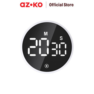 [EZO.0802871] AZKO Kris Timer Dapur Digital - Putih Kitchen Timer Alat Pengatur Waktu Dapur Peralatan Masak Perlengkapan Dapur
