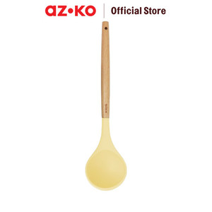 [EZO.0802879] AZKO Kris Sendok Sup Silikon - Krem Beige Soup Ladle Spatula Sop Kuah Sepatula Sutil Pengangkat Dan Pembalik Cook Utensil Peralatan Masak