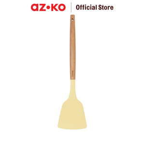[EZO.0802886] AZKO Kris Spatula Tuner Silikon - Krem Beige Sendok Penggoreng Food Grade Sepatula Sutil Pengangkat Dan Pembalik Cook Utensil Peralatan Masak