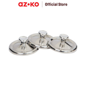 [EZO.0802904] AZKO Delicia 8 cm Set 3 Pcs Tutup Gelas Mug Cover Tutupan Gelas Mug Cangkir Penutup Wadah Tempat Minuman Perlengkapan Minum